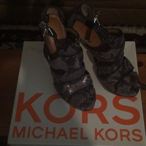 Michael Kors Snake Skin Stilettos